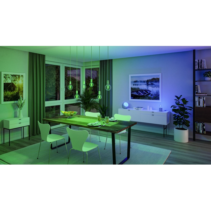 LED RGBW Dæmpbar Filamentpære E27/6,3W/230V 2200-6500K - Paulmann 29156