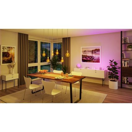 LED RGBW Dæmpbar Filamentpære E27/6,3W/230V 2200-6500K - Paulmann 29156