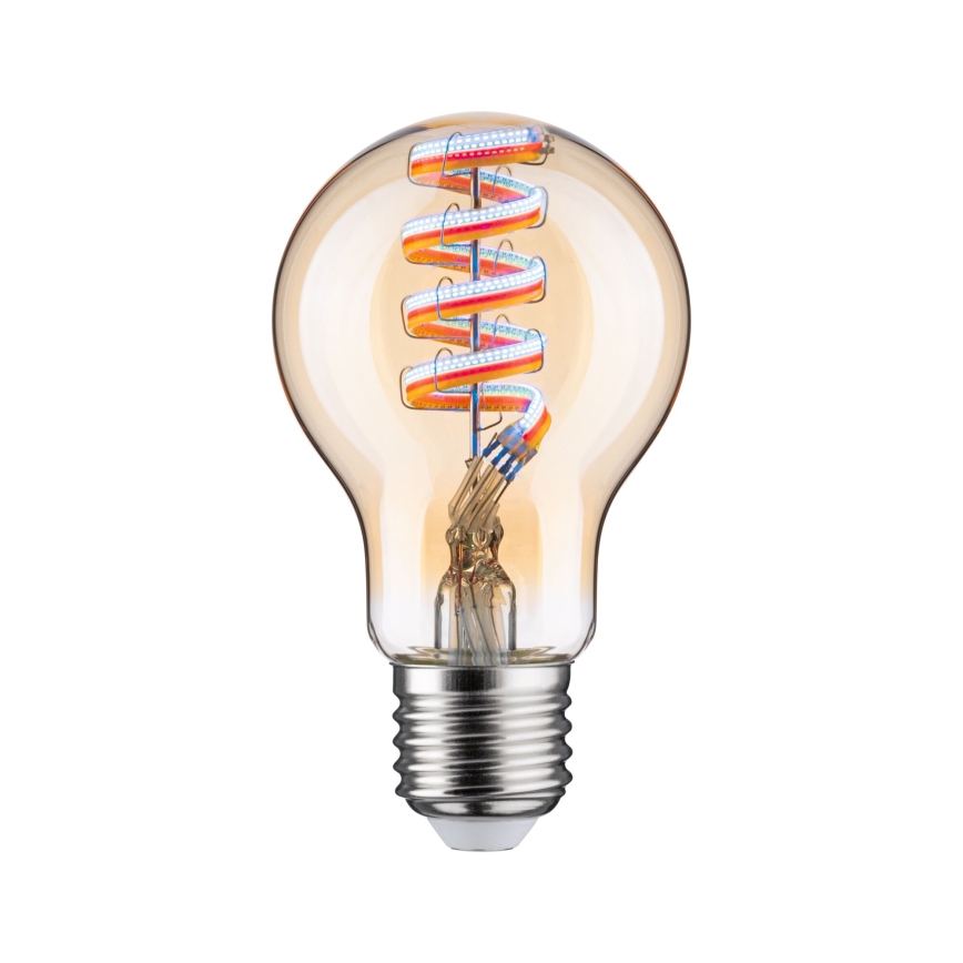 LED RGBW Dæmpbar Filamentpære E27/6,3W/230V 2200-6500K - Paulmann 29156