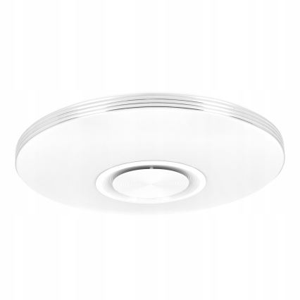 Dæmpbar LED RGBW-loftlampe med indbygget højttaler LED/60W/230V 3000-6000K Ø 40 cm hvid + fjernbetjening