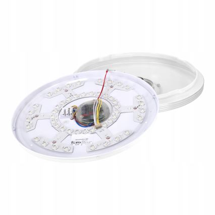 Dæmpbar LED RGBW-loftlampe med indbygget højttaler LED/60W/230V 3000-6000K Ø 40 cm hvid + fjernbetjening