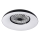 LED RGBW dæmpbar loftlampe med ventilator PLAVE PAN LED/48W/230V 3000-6500K Ø 60 cm sort + fjernbetjening