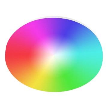 LED RGBW dæmpbar loftlampe til badeværelse LED/24W/230V 3000-6500K Ø 33 cm IP54 hvid Wi‑Fi