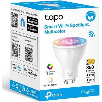 LED RGBW dæmpbar pære GU10/3,7W/230V 2200-6500K Wi-Fi - TP-Link