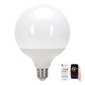 LED RGBW Dæmpbar pære MESH G120 E27/18W/230V 6500K + fjernbetjening - Aigostar