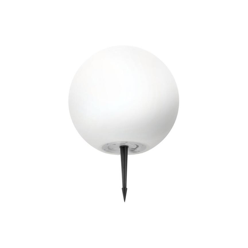 LED RGBW Dæmpbar solcellelampe GARDEN BALL LED/5W/3,7V 3000K IP54 2200 mAh Ø 40 cm + fjernbetjening