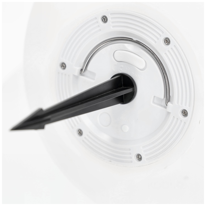 LED RGBW Dæmpbar solcellelampe GARDEN BALL LED/5W/3,7V 3000K IP54 2200 mAh Ø 40 cm + fjernbetjening