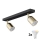 LED RGBW dæmpbar spot TOP 2xGU10/6,5W/230V 2700-6500K sort/guld