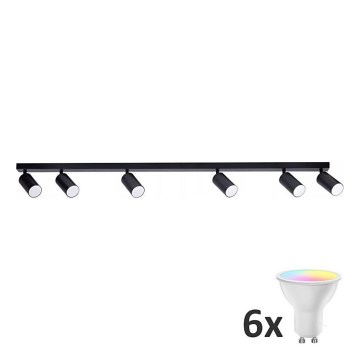 LED RGBW dæmpbar spotarmatur ANGIE 6xGU10/6,5W/230V 2700-6500K