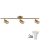 LED RGBW dæmpbar spotarmatur GOLDIE 3xGU10/4,8W/230V 3000K guld + fjernbetjening