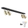 LED RGBW Dæmpbar spotarmatur TOP 4xGU10/6,5W/230V 2700-6500K sort/guld