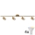 LED RGBW dæmpbar spotlampe GOLDIE 4x GU10/4,8 W/230 V 3000 K guld + fjernbetjening