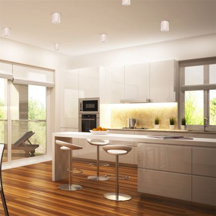 LED RGBW dæmpbar spot JUPITER 1xE27/6,5W/230V 2700-6500K Wi-Fi Ø 9,8 cm hvid