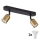LED RGBW dæmpbar spotlampe TOP 2xGU10/6,5W/230V 2700-6500K guld/sort