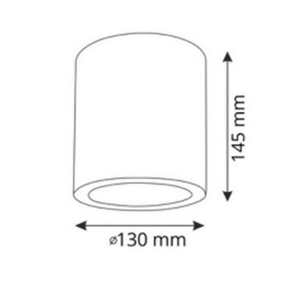 LED RGBW Dæmpbar spotslys JUPITER 1xE27/6,5W/230V 2700-6500K Wi-Fi Ø 13 cm sort