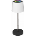 LED RGBW dæmpbar udendørs genopladelig bordlampe LED/2W/5V IP44 1200 mAh grå
