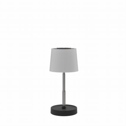 LED RGBW dæmpbar berøringsbetjent udendørs genopladelig bordlampe LED/2W/5V IP44 1200 mAh grå