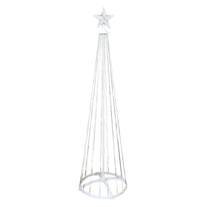 LED RGBW dæmpbar udendørs juledekoration LED/4W/230V 180 cm IP44 juletræ + fjernbetjening