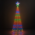 LED RGBW dæmpbar udendørs juledekoration LED/4W/230V 180 cm IP44 juletræ + fjernbetjening