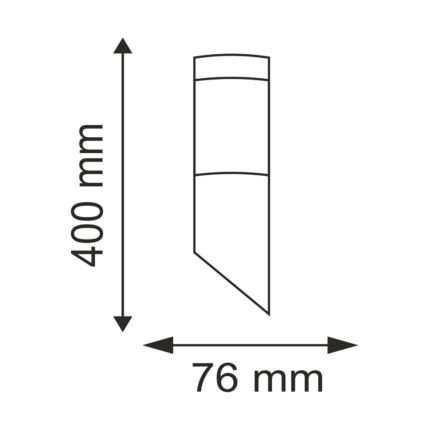 LED RGBW dæmpbar udendørs væglampe LIVIA 1xE27/6,5W/230V 2700-6500K Wi-Fi IP44 sølv