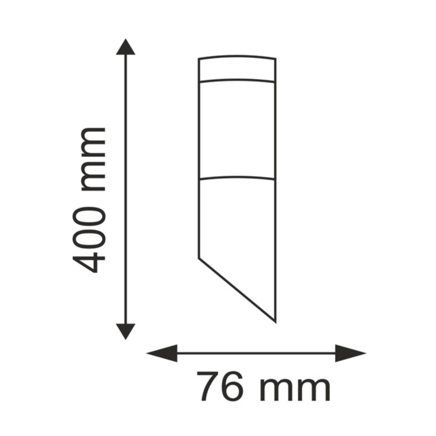 LED RGBW dæmpbar udendørs væglampe LIVIA 1xE27/6,5W/230V 2700-6500K Wi-Fi IP44 sølv
