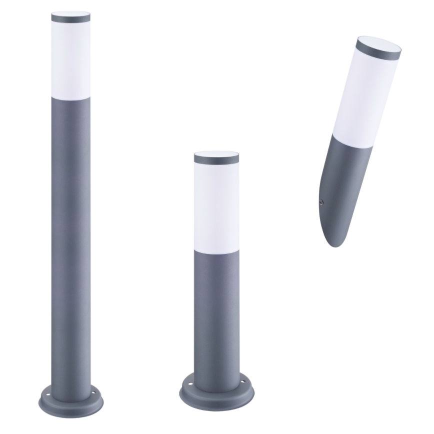 LED RGBW Dæmpbar udendørslampe OSLO 1xE27/6,5W/230V 2700-6500K Wi-Fi 45 cm IP44 antracit