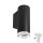 LED RGBW Dæmpbar væglampe til badeværelse TURYN 1xGU10/4,8W/230V 3000K IP44 sort + fjernbetjening