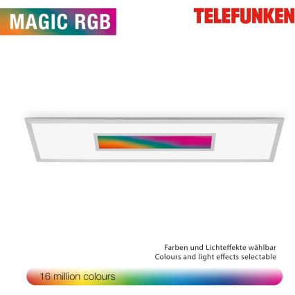 Dæmpbart LED RGBW-panel LED/20W/230V 3000-6500K 25x100 cm sølv + fjernbetjening