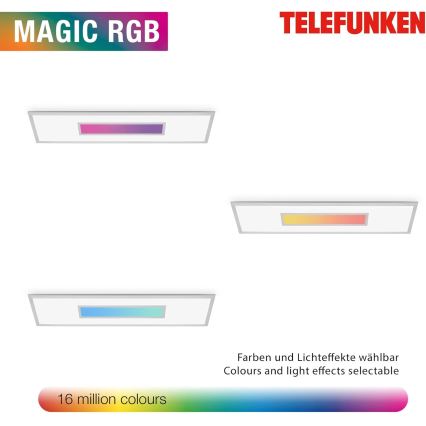 Dæmpbart LED RGBW-panel LED/20W/230V 3000-6500K 25x100 cm sølv + fjernbetjening