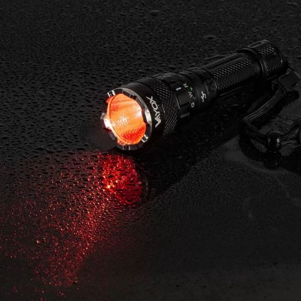 LED RGBW Dæmpbar genopladelig lommelygte LED/15W/5V IP66 1500 lm 2000 mAh