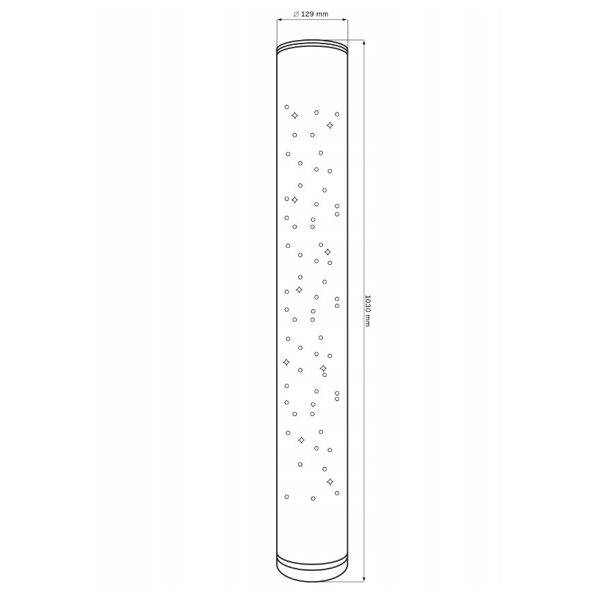 LED RGBW Gulvlampe dæmpbar STELLA LED/12W/230V + fjernbetjening