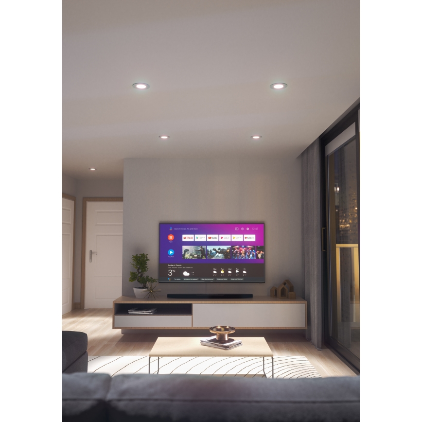 Nanoleaf - LED RGBW Indbygningslampe dæmpbar ESSENTIALS LED/6W/230V 2700-6500K CRI 90 Wi-Fi