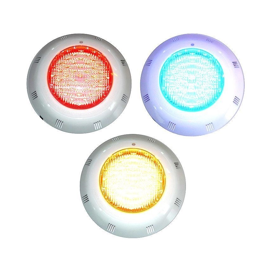 LED RGBW poollampe LED/45W/12V IP68 + fjernbetjening