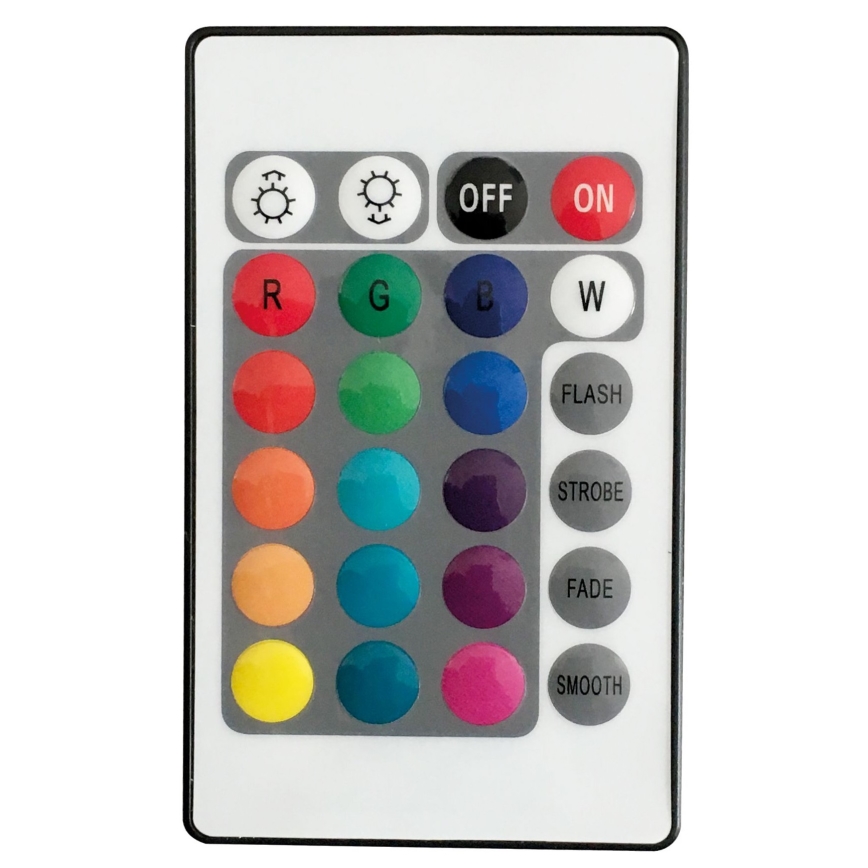 LED RGBW Solcellelampe BALL LED/3,2V 500 mAh Ø 30 cm IP65 + fjernbetjening