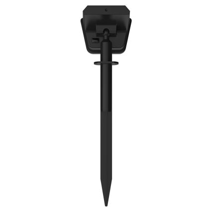 LED RGBW solcellelampe med sensor LED/3,7V IP54 1200 mAh sort