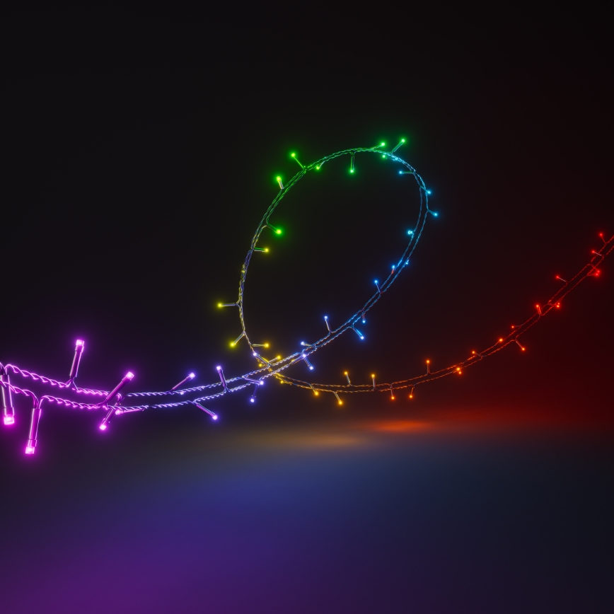 Nanoleaf - LED RGBW Udendørs julekæde ESSENTIALS 250xLED 2x10m 2700-6500K Wi-Fi IP44