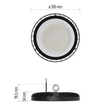 LED Robust pendellampe High Bay LED/225W/230V 4000K IP65