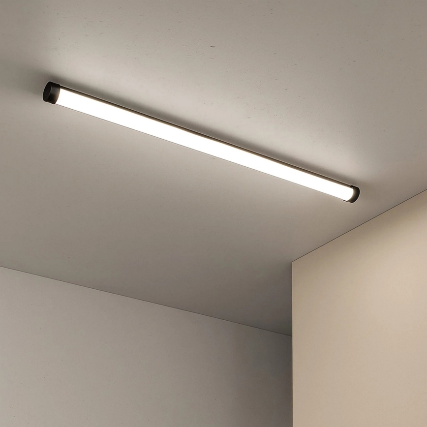 LED-rørarmatur LED/50W/230V 4000K 150 cm sort