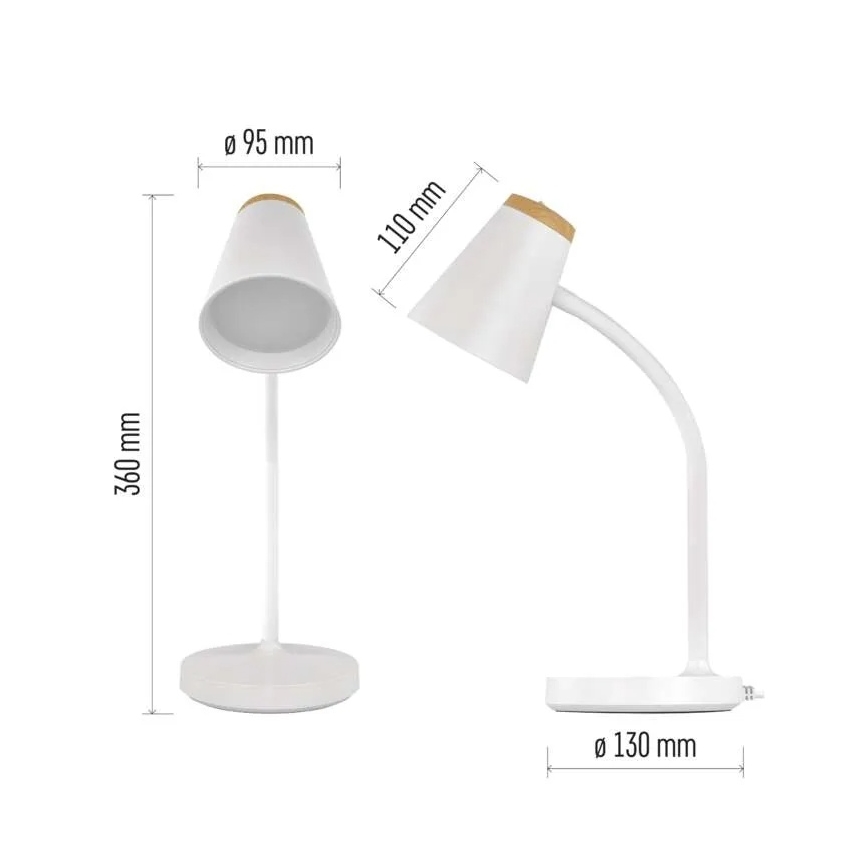 LED skrivebordslampe TARA LED/4,5W/230V 4000K hvid