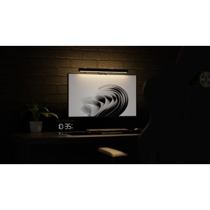 LED skærmlampe dæmpbar LEVANO LED/5W/5V 3000-6000K sort