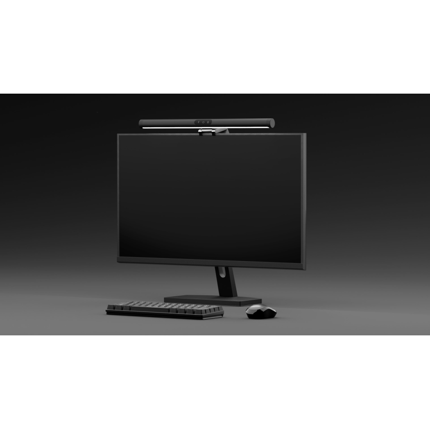 LED skærmlampe dæmpbar LEVANO LED/5W/5V 3000-6000K sort