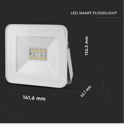 LED smart-projektør dæmpbar RGB-farver LED/20W/230V IP65 hvid