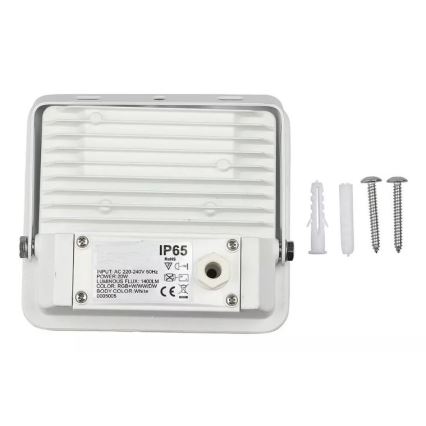 LED smart-projektør dæmpbar RGB-farver LED/20W/230V IP65 hvid
