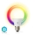 LED smart-pære dæmpbar RGB-farver A60 E27/6W/230V