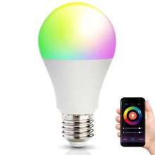 LED smart pære dæmpbar RGB-farver E27/14W/230V 2700-6500K Wi-Fi Tuya