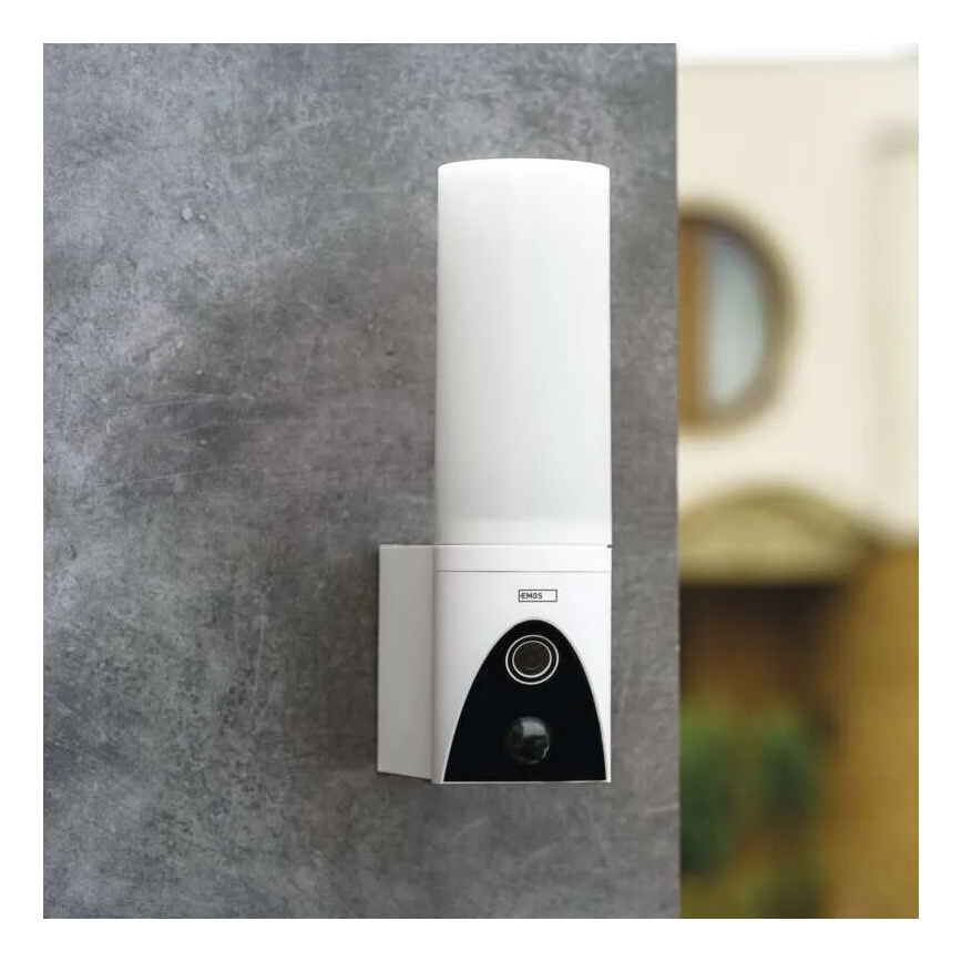 LED Smart udendørskamera med lys GoSmart LED/12W/230V IP65 Wi-Fi Tuya hvid
