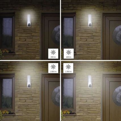 LED Smart udendørskamera med lys GoSmart LED/12W/230V IP65 Wi-Fi Tuya hvid