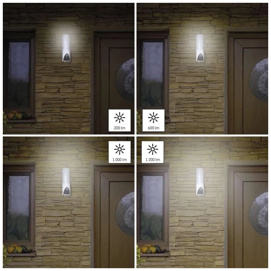 LED Smart udendørskamera med lys GoSmart LED/12W/230V IP65 Wi-Fi Tuya hvid