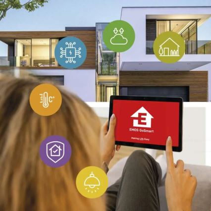 LED Smart udendørskamera med lys GoSmart LED/12W/230V IP65 Wi-Fi Tuya hvid