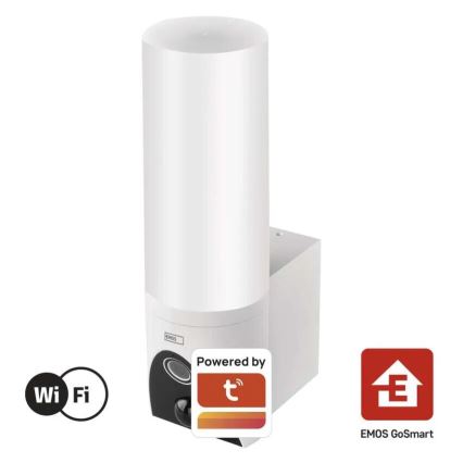 LED Smart udendørskamera med lys GoSmart LED/12W/230V IP65 Wi-Fi Tuya hvid